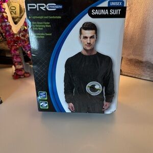 Pro Strength Unisex Black Sauna Suit
